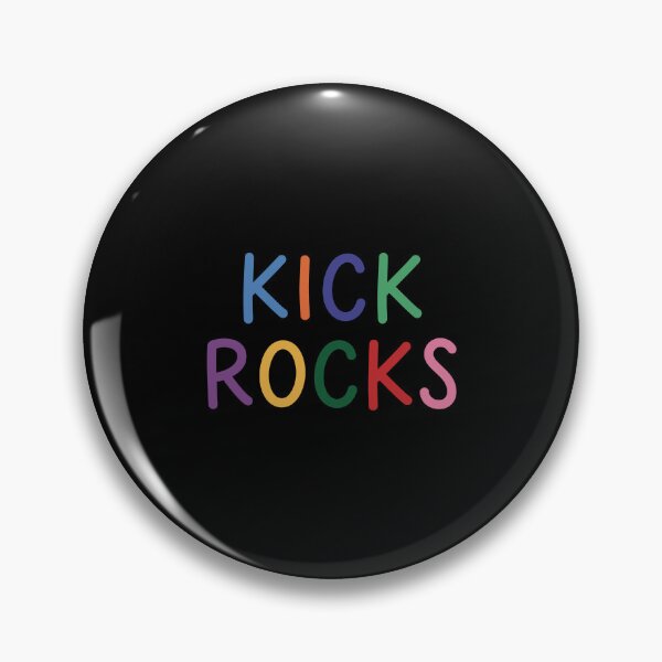 Item preview, Playful Colorful Kick Rocks Sassy Typography Quote    designed and sold by Designart68.