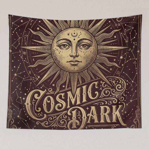 Item preview, Gothic Sun Face Celestial Poster designed and sold by JC Art Creations.