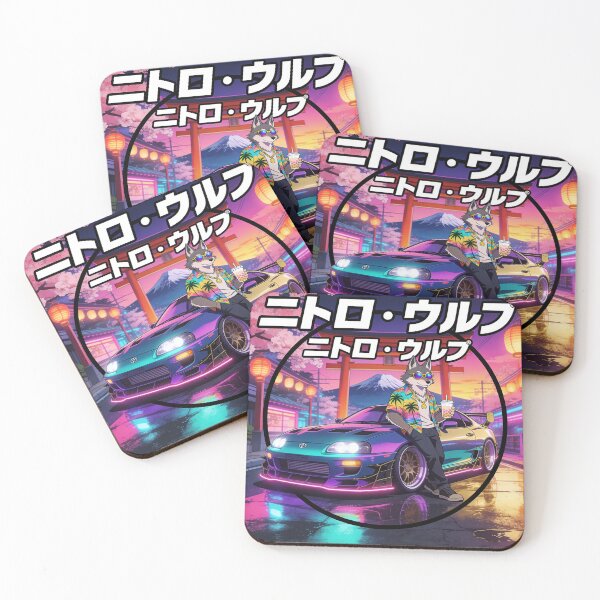 Item preview, Nitro Wolf JDM Neon Sunset Scene designed and sold by ELmestka.
