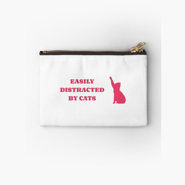 Item preview, Easily Distracted By Cats Pink designed and sold by SlimyFish.