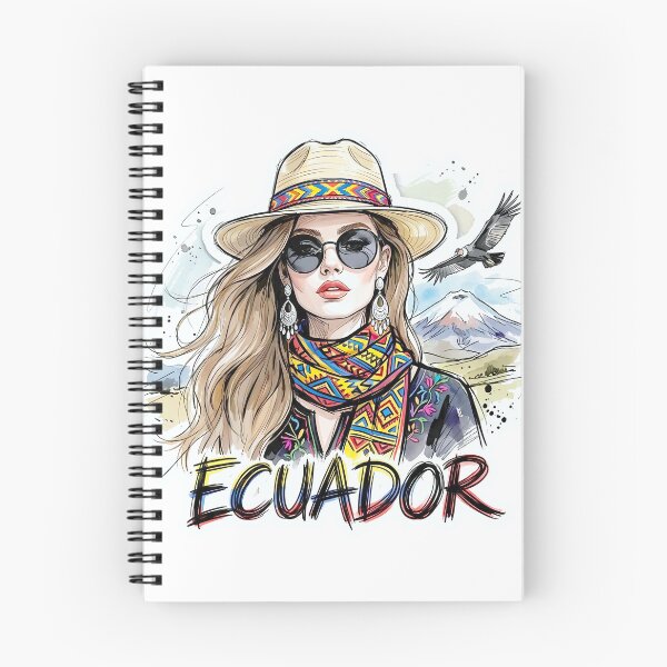 Item preview, Ecuadorian Andean Woman in Colorful Folk Art designed and sold by EdwinkOne.