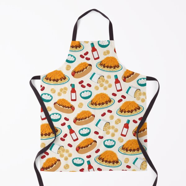 Item preview, Chili de Cincinnati estilo retro | Chili de espaguetis de tres maneras con queso cheddar, coneys y galletas saladas designed and sold by StickyGuys.
