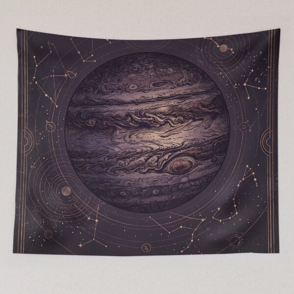 Item preview, Vast Unknowable Jupiter Storm Illustration designed and sold by JC Art Creations.