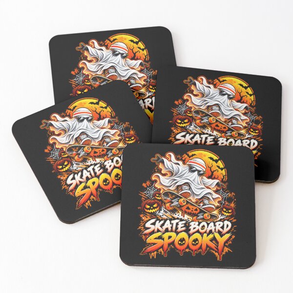 Item preview, Halloween Spooky Skateboard Ghost – Funny Skater Design designed and sold by PolgaCraft.
