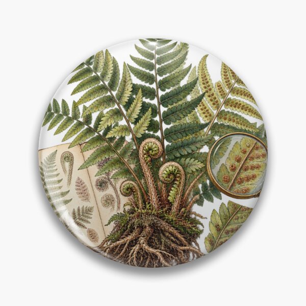 Item preview, Fern Frond Study with Root Detail – Botanical Illustration Illustration designed and sold by Xnuery.