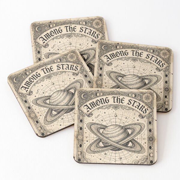 Item preview, Vintage Gothic Saturn Astronomical Engraving designed and sold by JC Art Creations.
