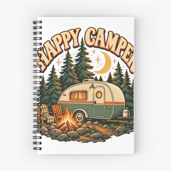 Item preview, Happy Camper Vintage Camping Trailer designed and sold by justinhmorton.