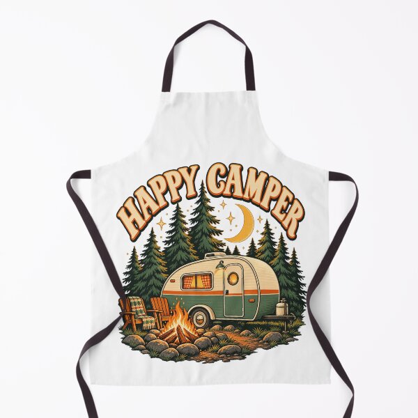 Item preview, Happy Camper Vintage Camping Trailer designed and sold by justinhmorton.