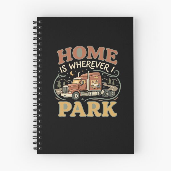 Item preview, Home Is Wherever I Park Trucker Lifestyle designed and sold by AmeliaShirts.
