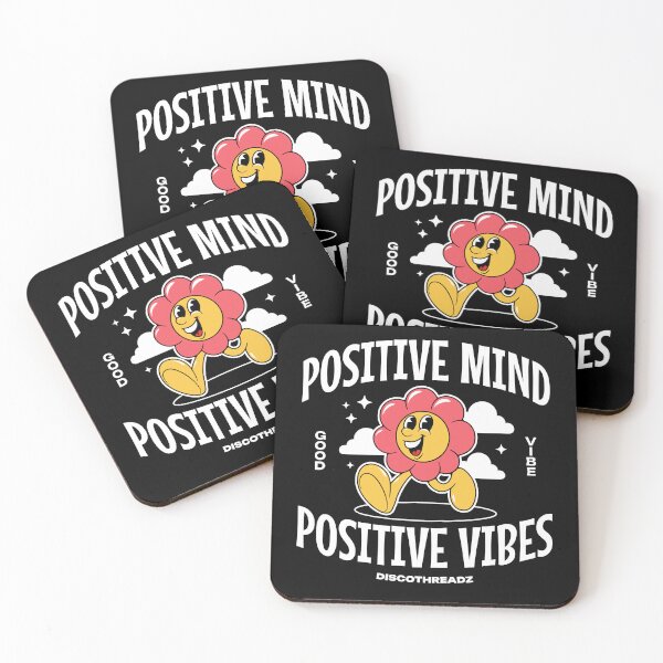 Item preview, POSITIVE VIBES - Positive Mind (White) designed and sold by Discothreadz.