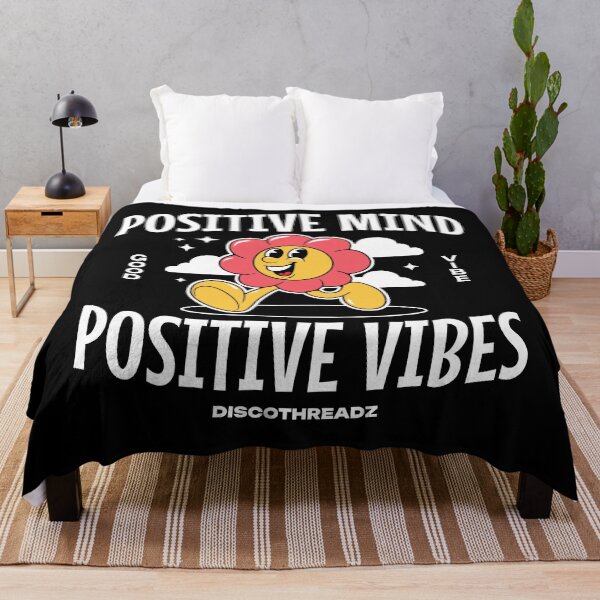 Item preview, POSITIVE VIBES - Positive Mind (White) designed and sold by Discothreadz.