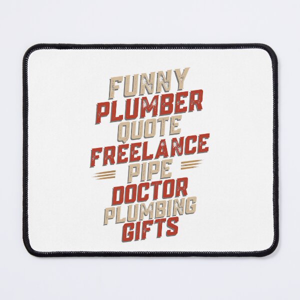 Item preview, Funny Plumber Quote Freelance Pipe Doctor Plumbing Gifts designed and sold by 杰森礼物.