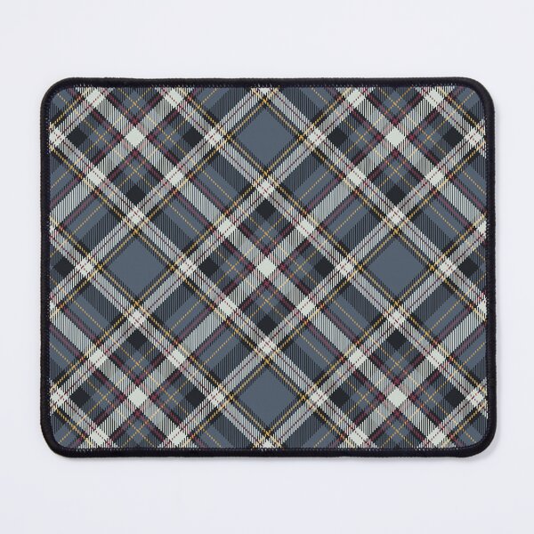 Item preview, First Light Diagonal Slate and Gold Tartan designed and sold by 89BLACK.