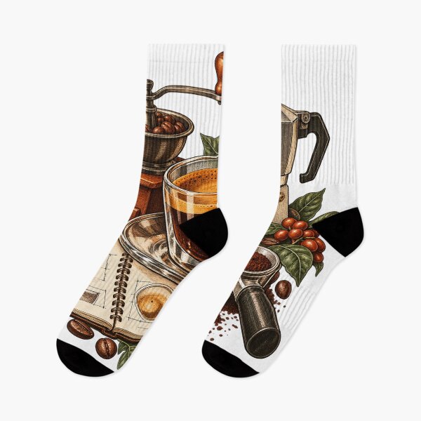 Item preview, Espresso Cup Measurement Study – Home Barista Illustration designed and sold by Xnuery.
