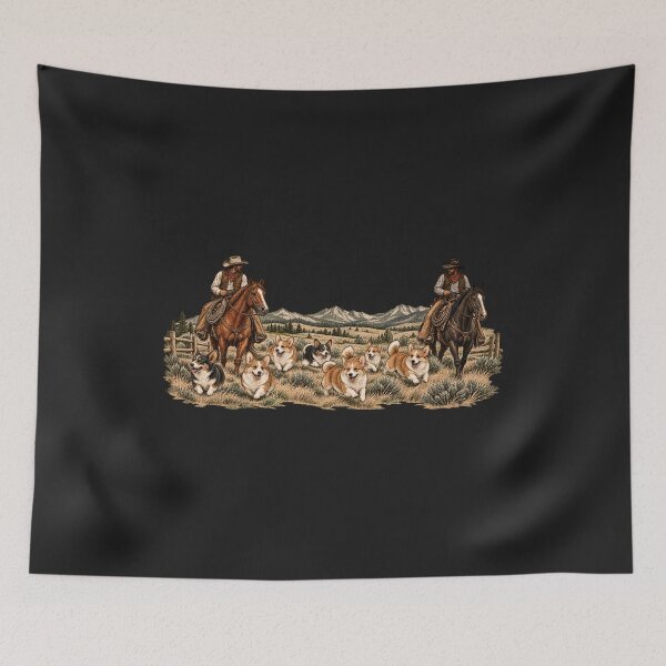 Item preview, Western Corgi Roundup Country Sweatshirt Gift for Dog Lover designed and sold by greatmar1.