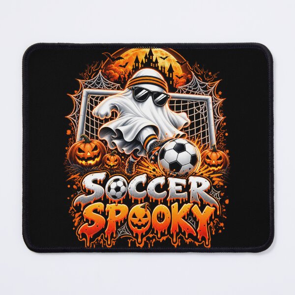 Item preview, Halloween Spooky Soccer Ghost – Funny Soccer Player Design designed and sold by PolgaCraft.