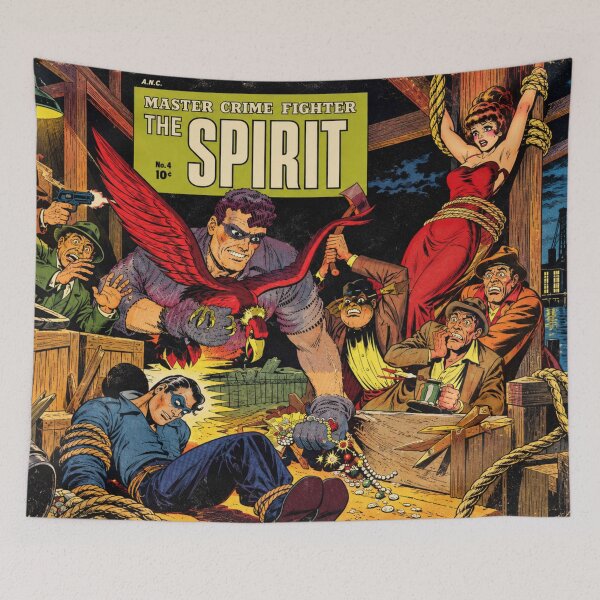 Item preview, Vintage Superhero Comic The Spirit Crime Fighter Retro Pulp Art Fans designed and sold by RickE.