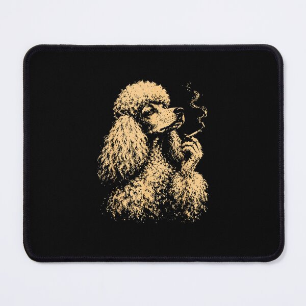 Item preview, Vintage Smoking Poodle Elegant Retro Dog Portrait designed and sold by Byhergawaa.