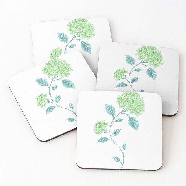 Item preview, Hydrangea Trail - Celadon Blue designed and sold by Fabricatemyart.