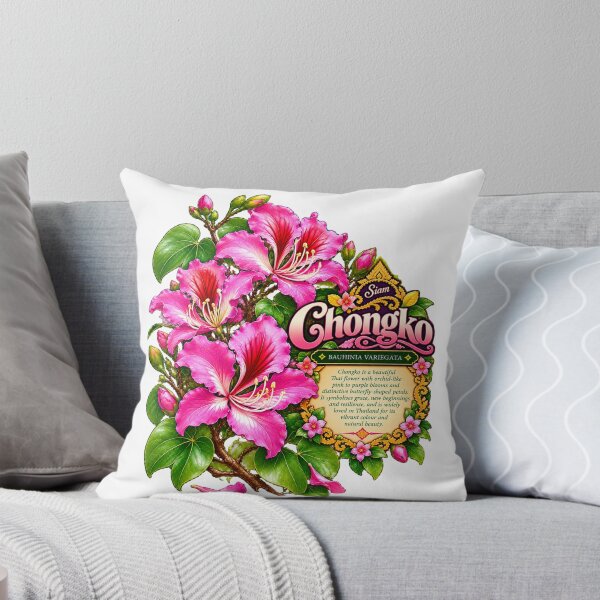 Item preview, Pink Orchid Tree Flower Vintage Botanical Art designed and sold by Pali's shop.
