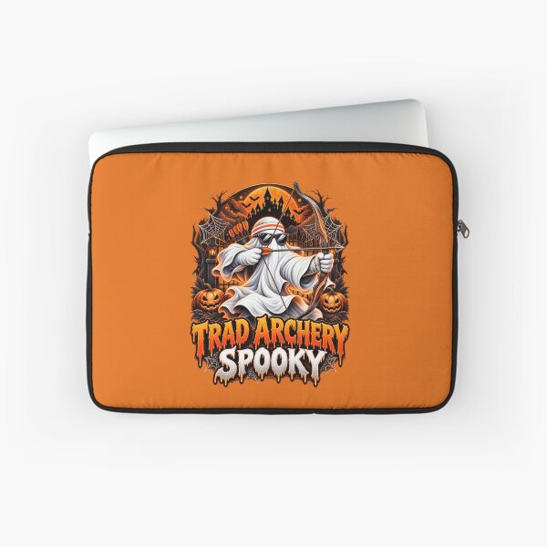 Item preview, Halloween Spooky Traditional Archery Ghost – Bow and Arrow Design designed and sold by PolgaCraft.