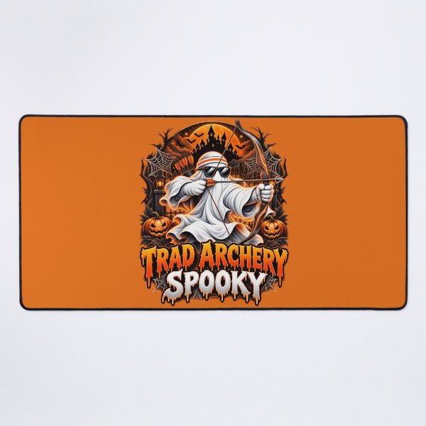 Item preview, Halloween Spooky Traditional Archery Ghost – Bow and Arrow Design designed and sold by PolgaCraft.