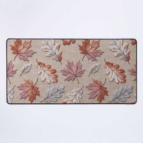 Item preview, Ombre Autumn Leaves Cross Stitch Fall Pattern designed and sold by GangisHouse.