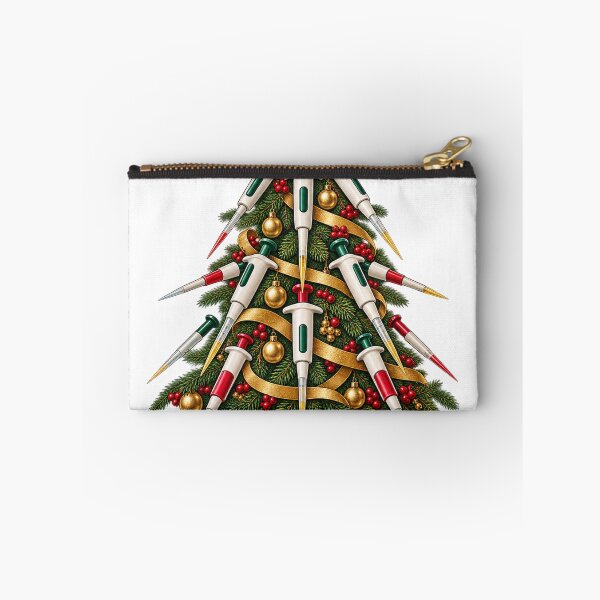 Item preview, Laboratory Pipettes Forming a Tree – Lab Tech Christmas Illustration designed and sold by Xnuery.