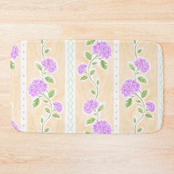 Item preview, Hydrangea Trail - Lavender Peach designed and sold by Fabricatemyart.
