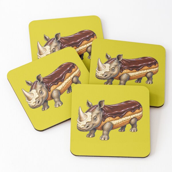 Item preview, Chocolate Eclair Rhino designed and sold by prettykaler.