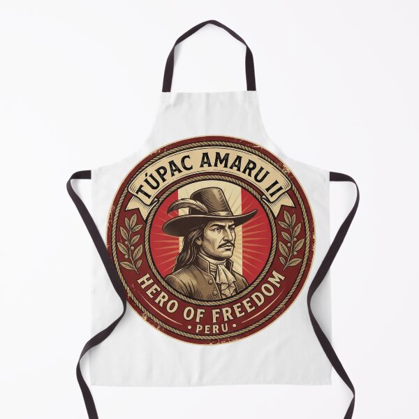 Item preview, Túpac Amaru II - Hero of Freedom Peru Vintage Badge designed and sold by Efforito.