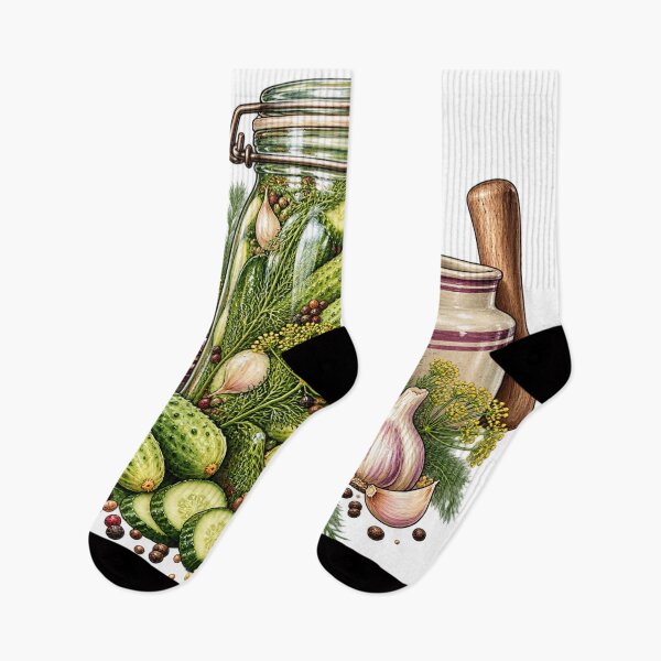 Item preview, Pickling Cucumber Jar – Fermentation Illustration designed and sold by Xnuery.