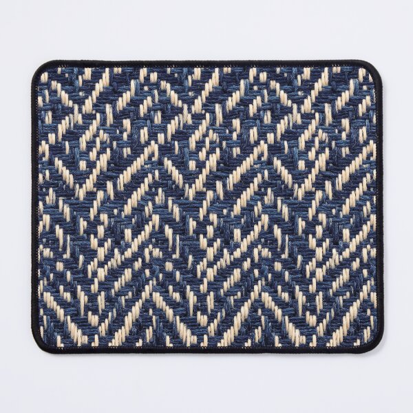 Item preview, Navy Blue Herringbone Tweed Woven Pattern designed and sold by GangisHouse.