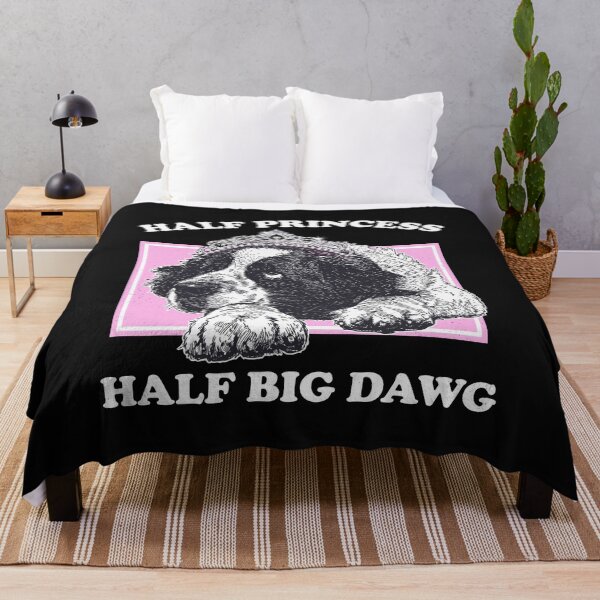 Item preview, Funny Half Princess Half Big Dawg Crowned Dog Graphic designed and sold by Designart68.