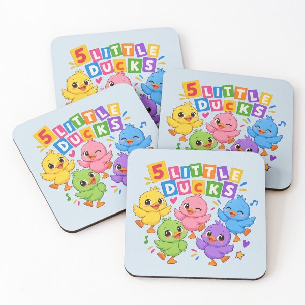 Item preview, Colorful Dancing Five little ducks designed and sold by SharingLove.