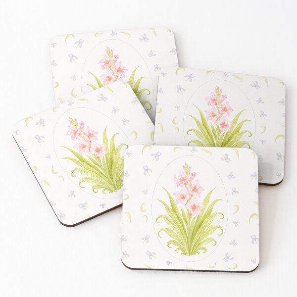 Item preview, Gladiolus Medallion – Silk Cream designed and sold by Piret Victoria Studio.