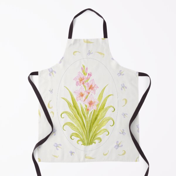 Item preview, Gladiolus Medallion – Silk Cream designed and sold by Piret Victoria Studio.