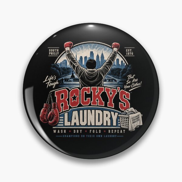 Item preview, Rocky’s Laundry — South Philly Wash Dry Fold designed and sold by OriginalGamer55.