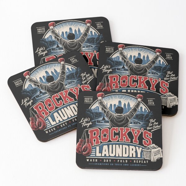 Item preview, Rocky’s Laundry — South Philly Wash Dry Fold designed and sold by OriginalGamer55.