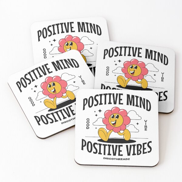 Item preview, POSITIVE VIBES - Positive Mind (Black)  designed and sold by Discothreadz.