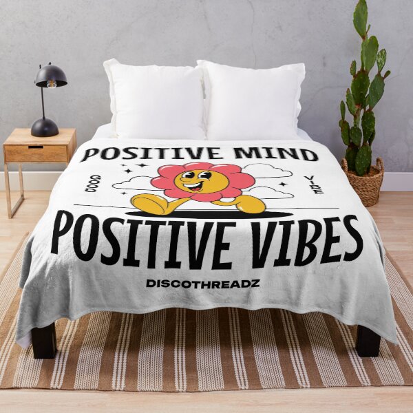 Item preview, POSITIVE VIBES - Positive Mind (Black) designed and sold by Discothreadz.