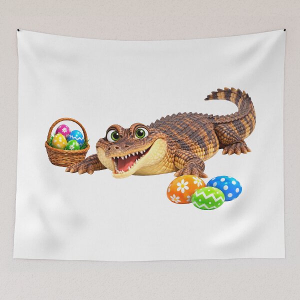Item preview, Playful False Gharial Easter designed and sold by Sillytoe.