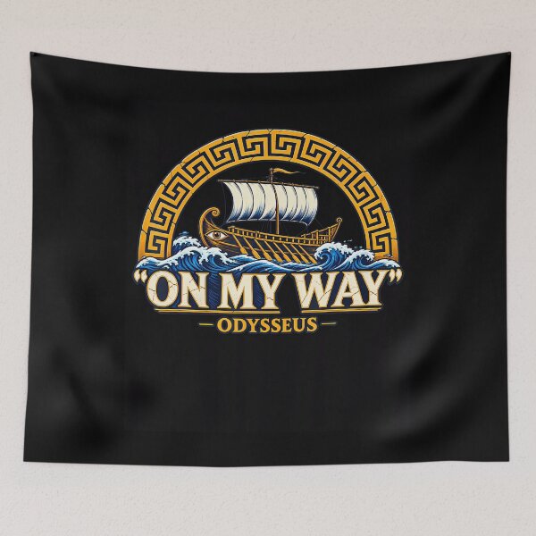 Item preview, Odysseus On My Way Greek Mythology designed and sold by Alzasshop.