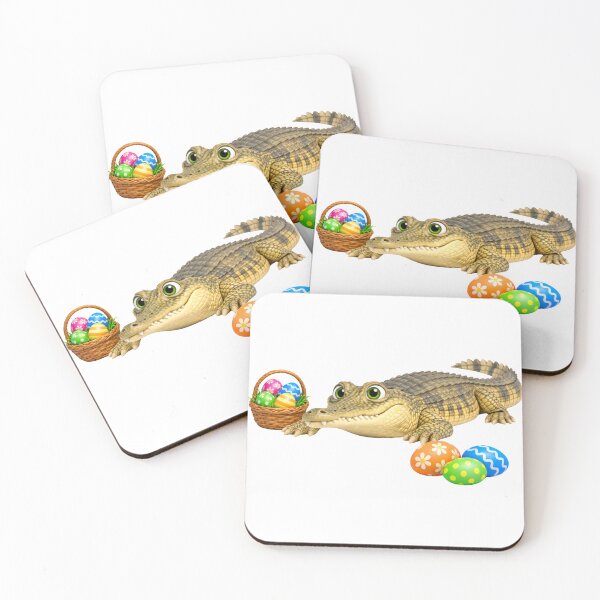 Item preview, Cheerful Freshwater Crocodile Easter designed and sold by Sillytoe.
