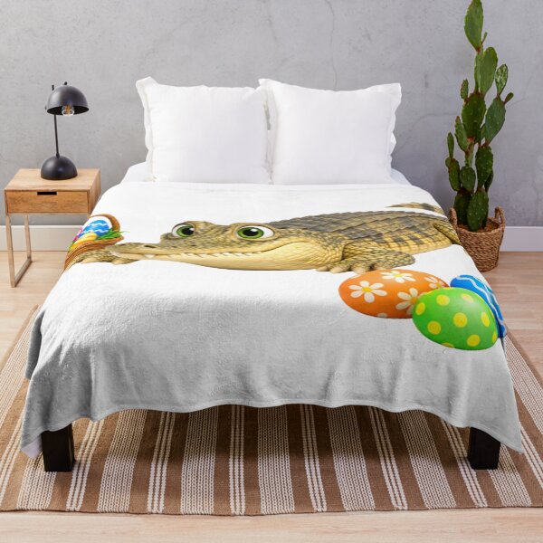 Item preview, Cheerful Freshwater Crocodile Easter designed and sold by Sillytoe.