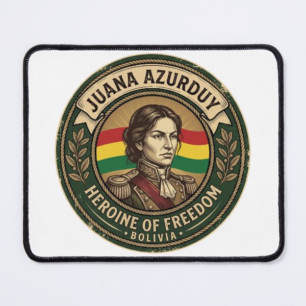 Item preview, Juana Azurduy - Heroine of Freedom Bolivia Vintage Badge designed and sold by Efforito.