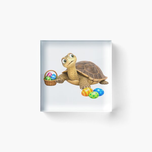 Item preview, Cheerful Galapagos Tortoise Easter designed and sold by Sillytoe.