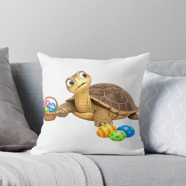 Item preview, Cheerful Galapagos Tortoise Easter designed and sold by Sillytoe.