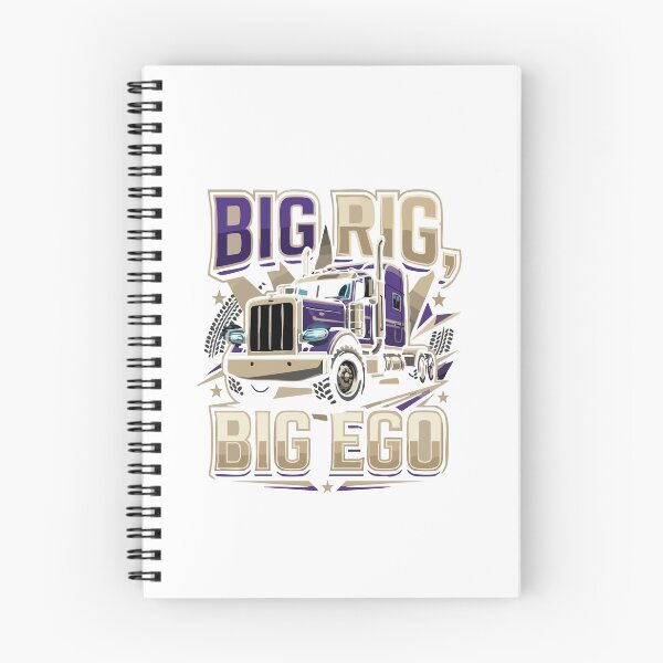 Item preview, Big Rig Big Ego Semi Truck Driver Trucker designed and sold by YASSINE HZ.