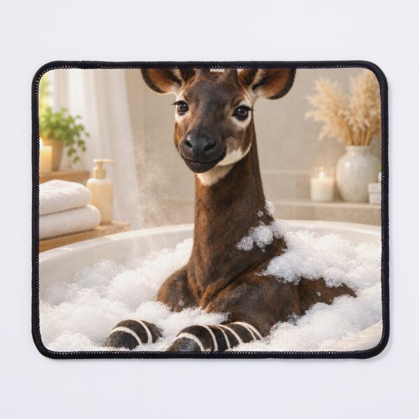 Item preview, Relaxing Okapi Bubble Bath designed and sold by Sillytoe.